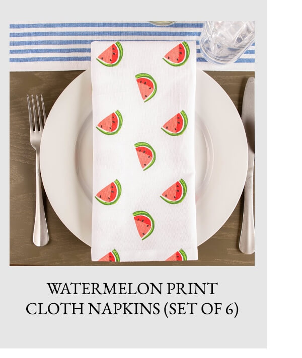 Watermelon Print CLoth Napkins | SHOP NOW
