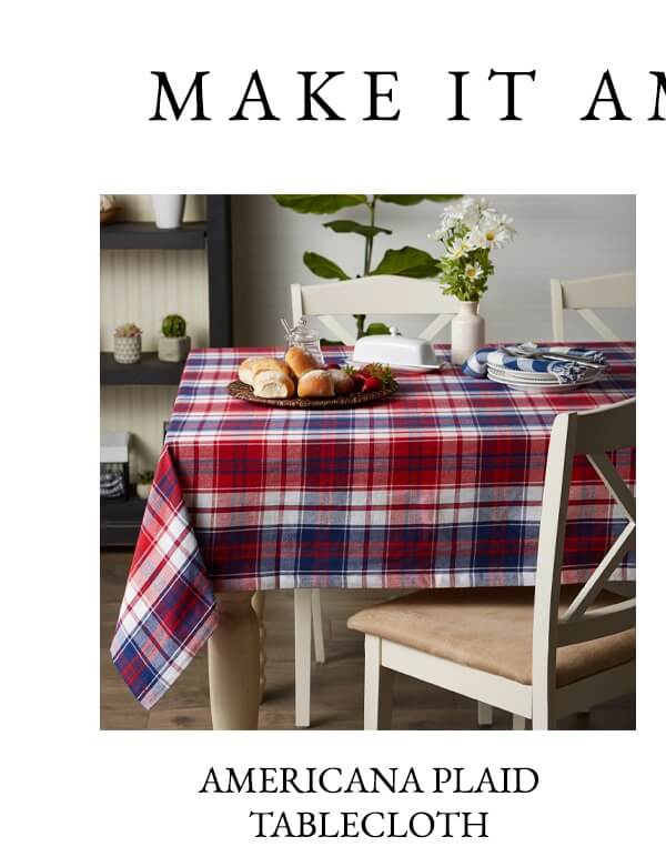 Americana Plain Tablecloth | SHOP NOW