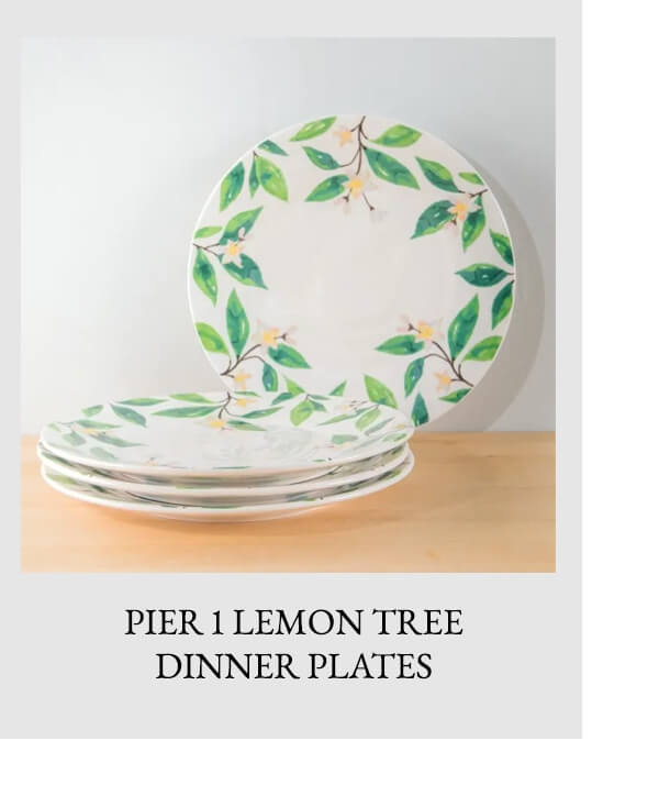 Pier 1 Lemon Tree Dinner Plates | SHOP NOW