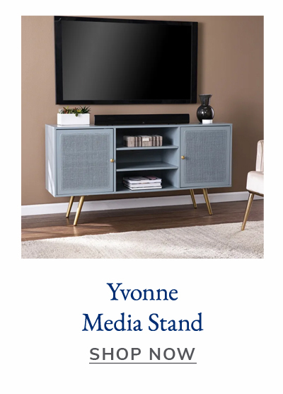 Yvonne Media Stand w/ Storage | SHOP NOW