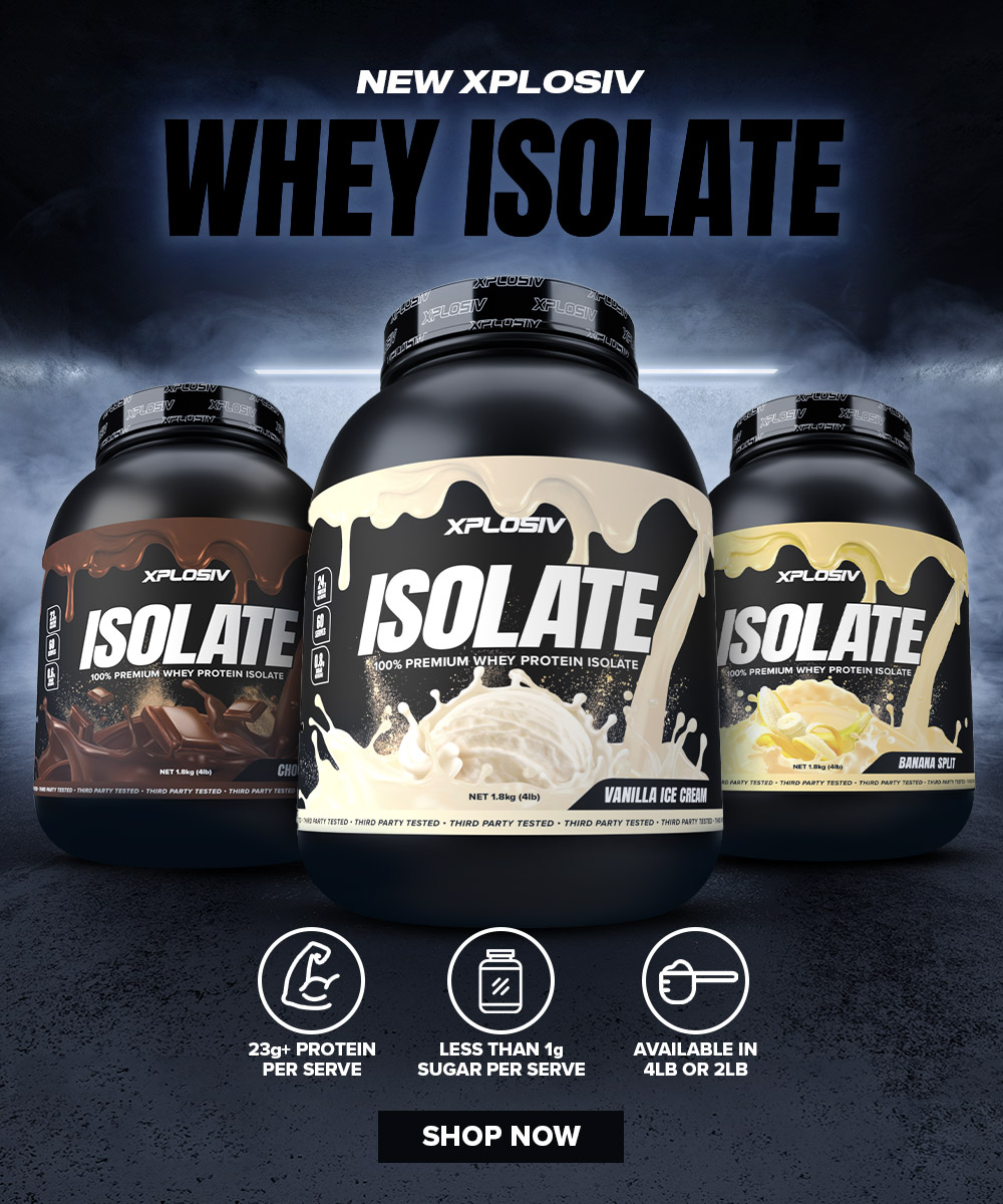 Just landed NEW 4lb Xplosiv Isolate! 📣 Xplosiv Supplements