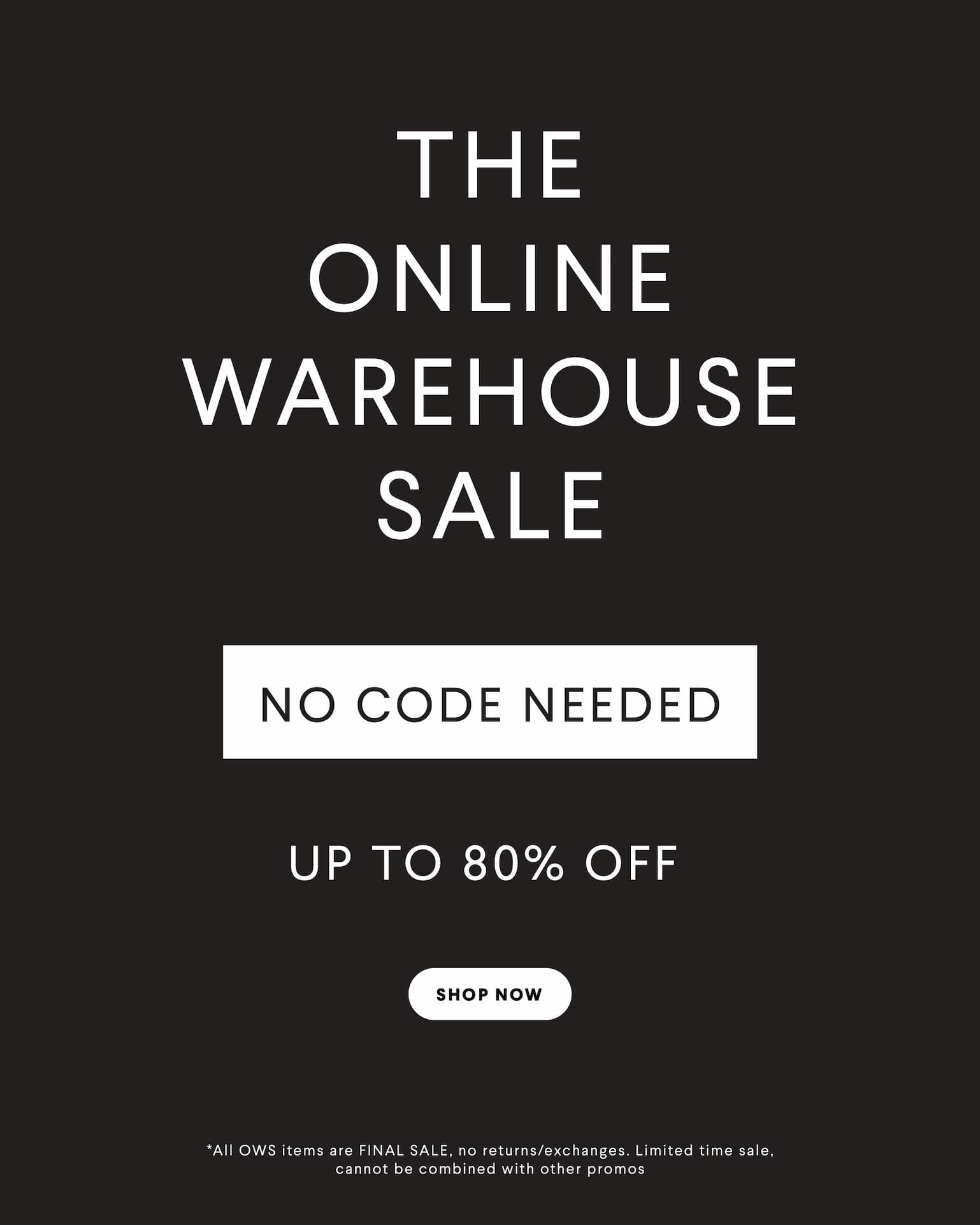 Online Warehouse Sale