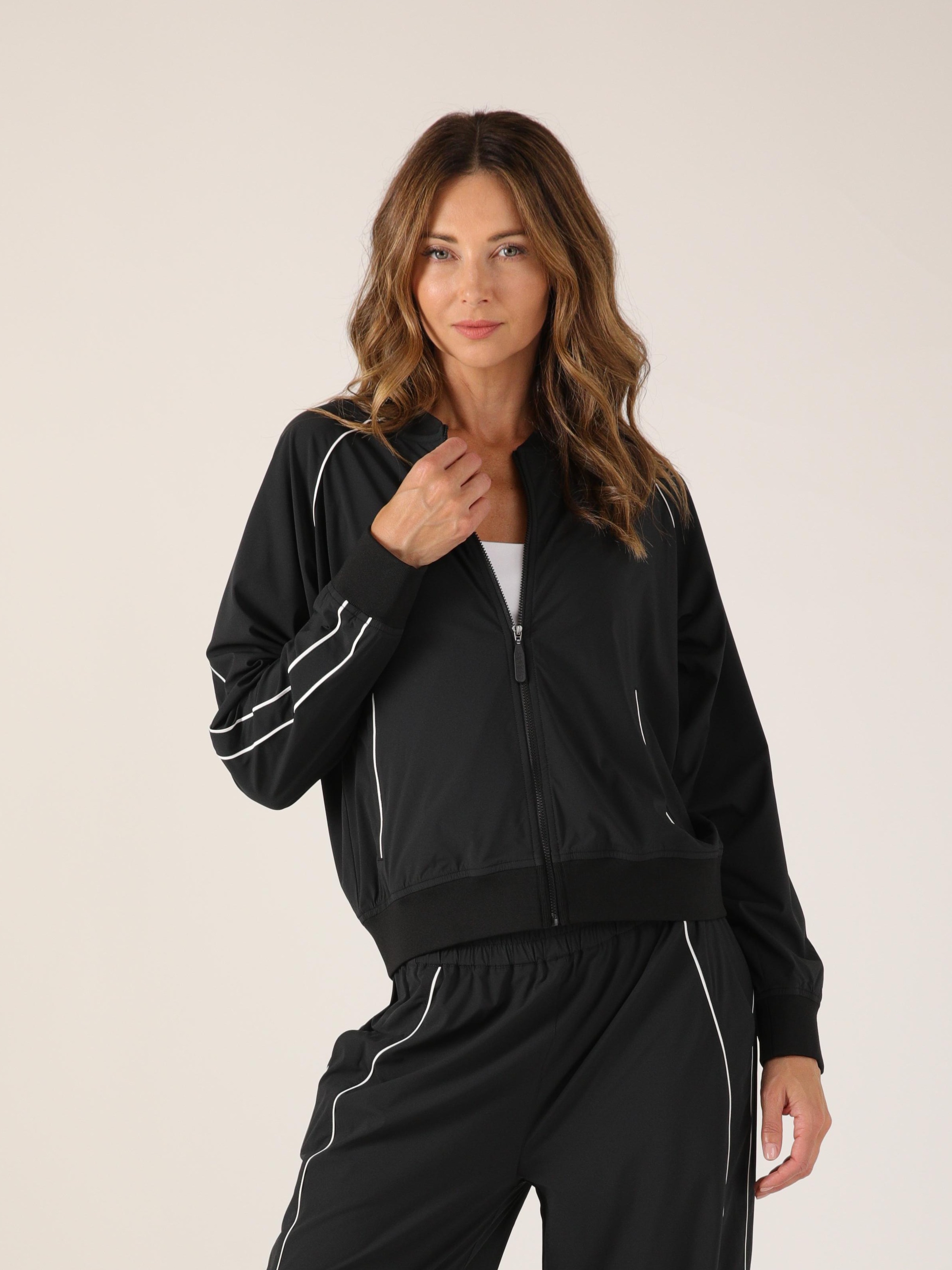 Track Mode Jacket Black/White