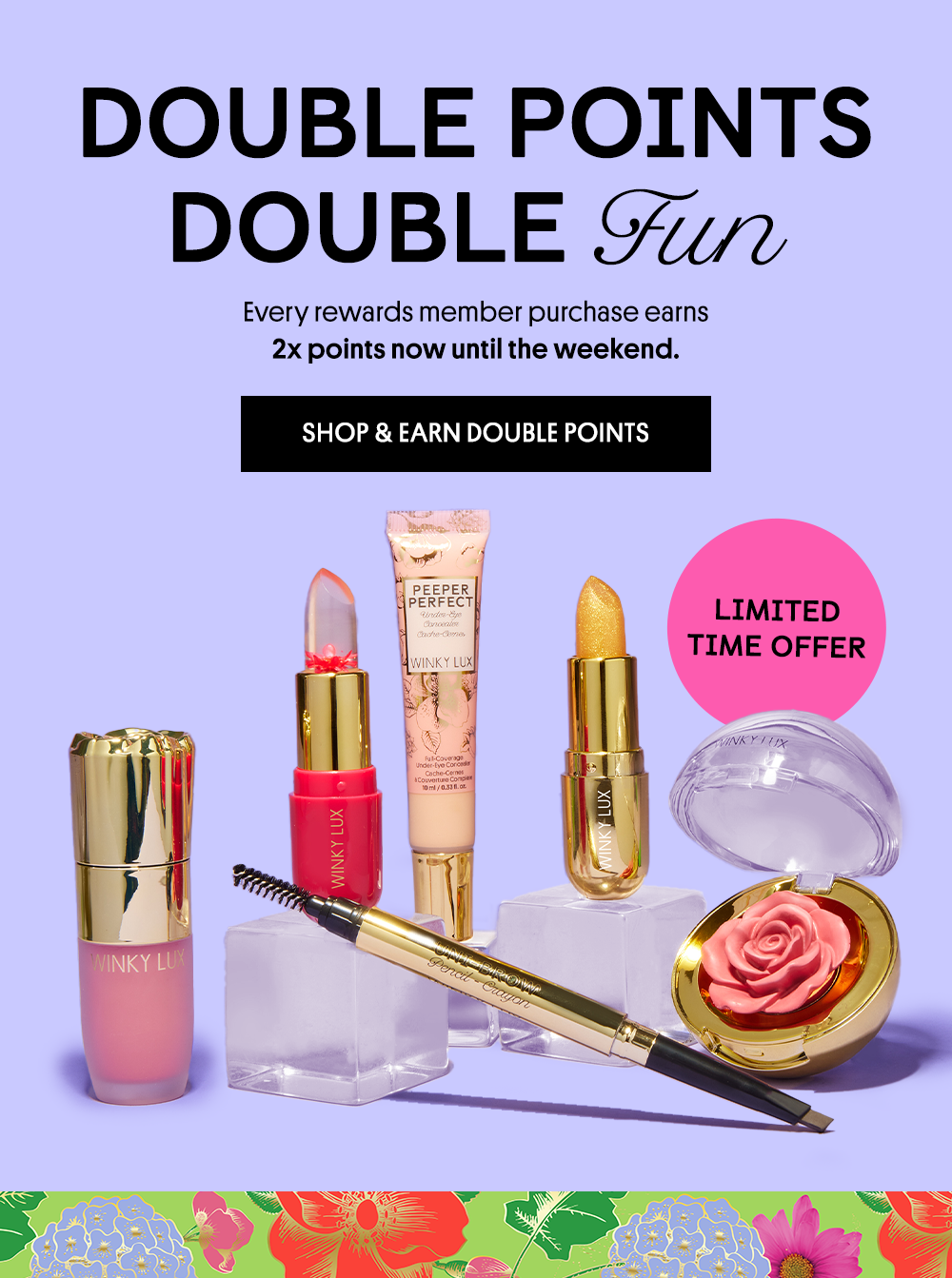 Shop and Earn Double Points