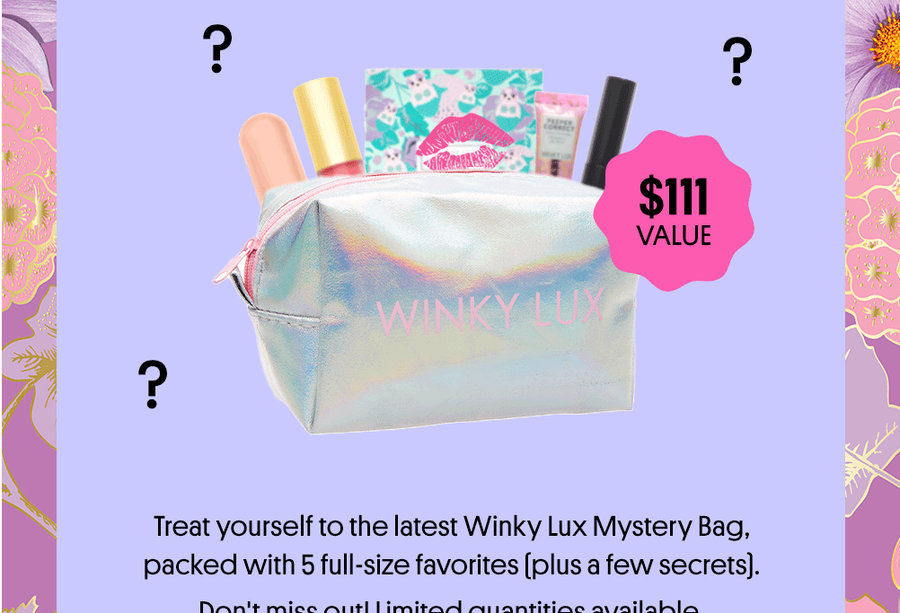 an image of a bag with a lot of makeup and a price tag