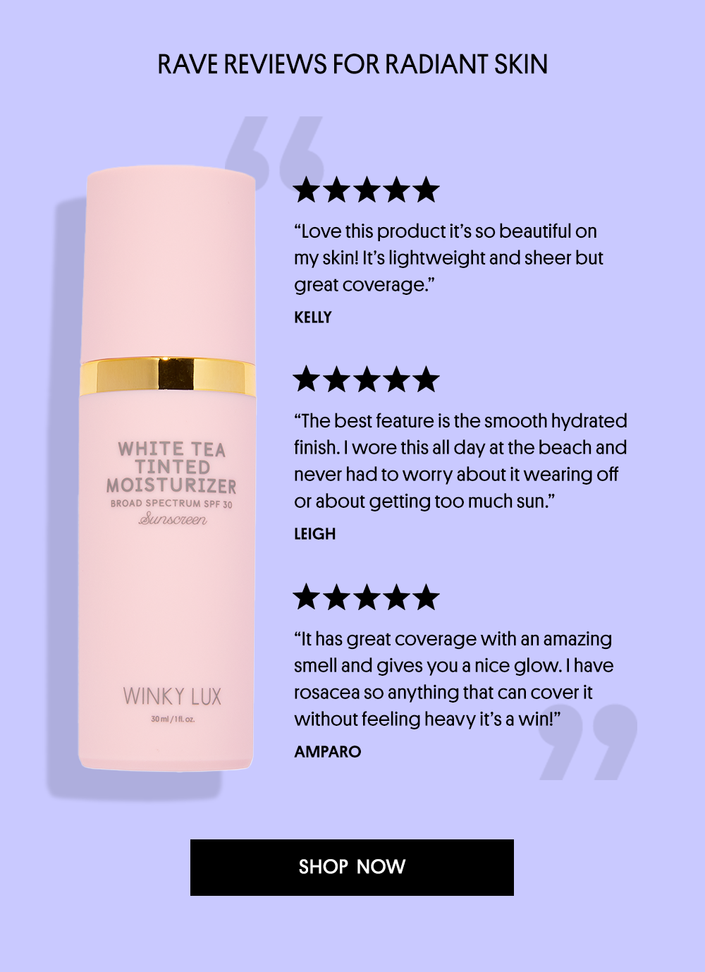 Rave Reviews for Radiant Skin