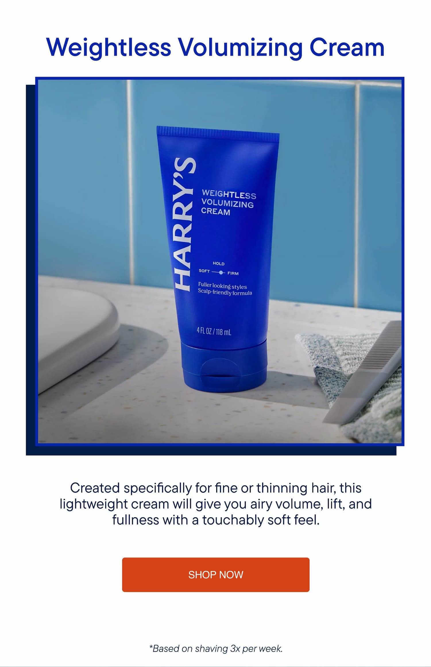 Weightless Volumizing Cream