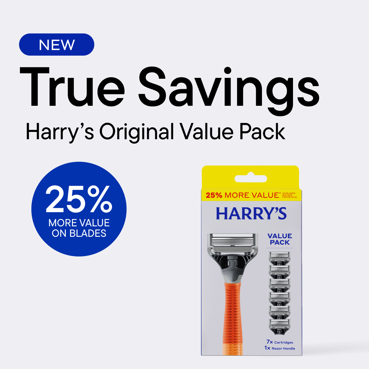 Harry’s Original 7 Blade Value Pack