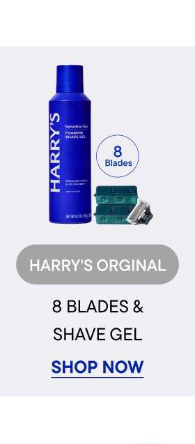 Harry's Original 8 Blades & Shave Gel