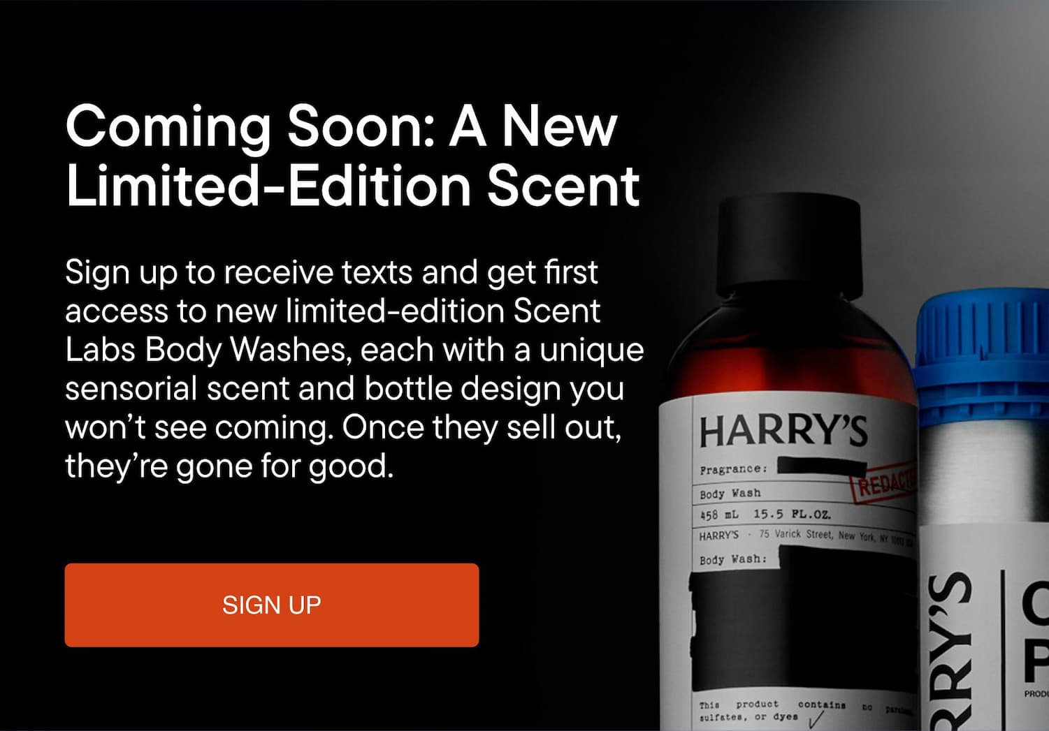 Coming Soon: A New Limited-Edition Scent. Sign Up