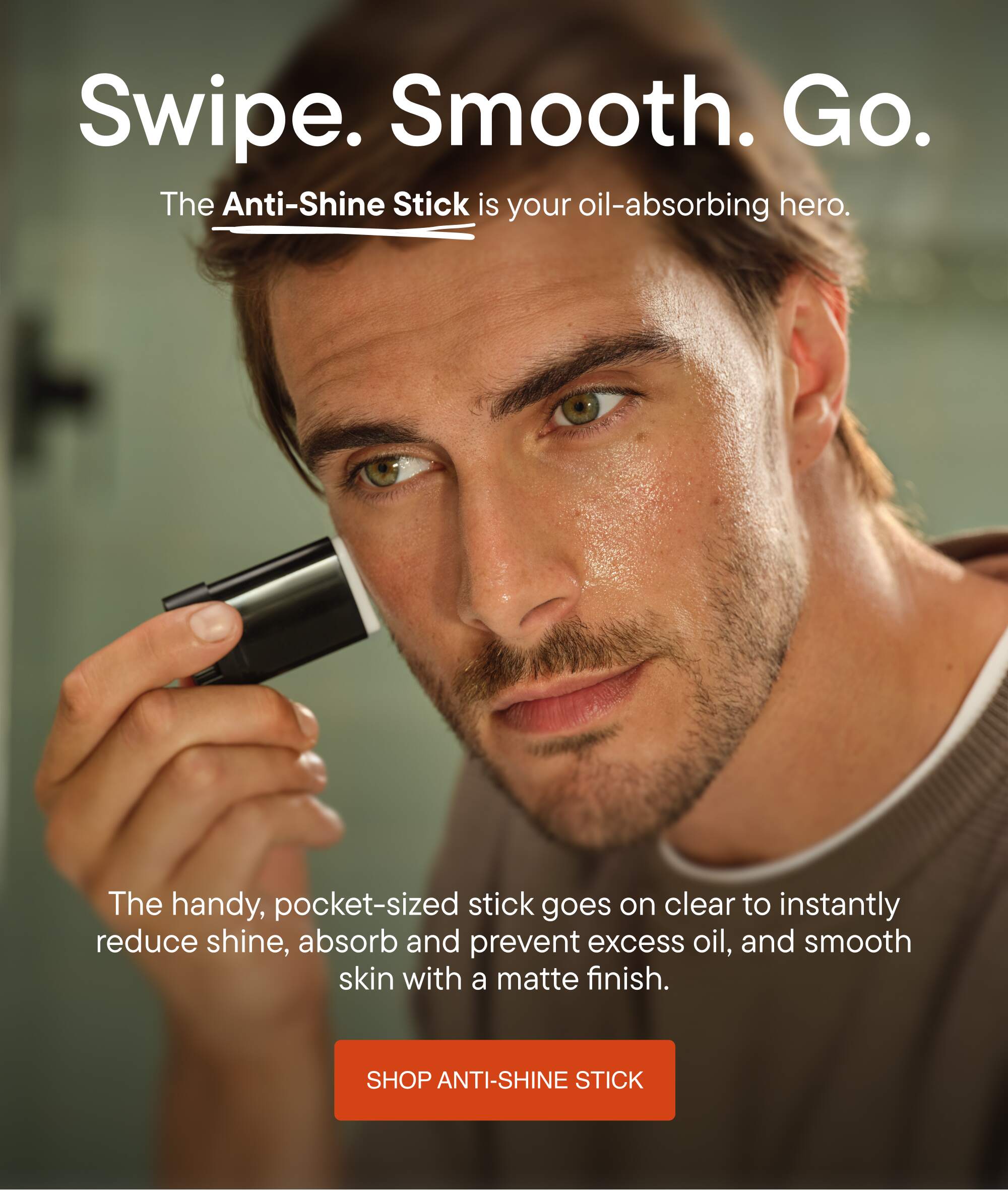 the anti shine stick is your oil absorbing hero 