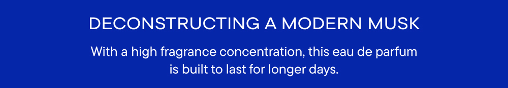 With high fragrance concentration, this eau de parfum is built to last for longer days.