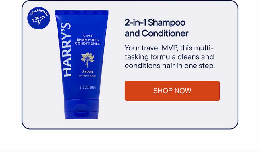 2-in-1 shampoo and conditioner 