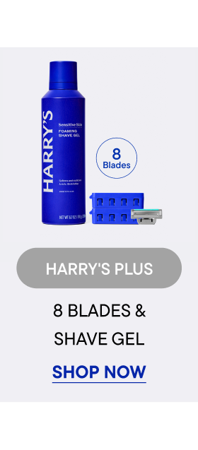 Harry's Plus 8 Blades & Shave Gel