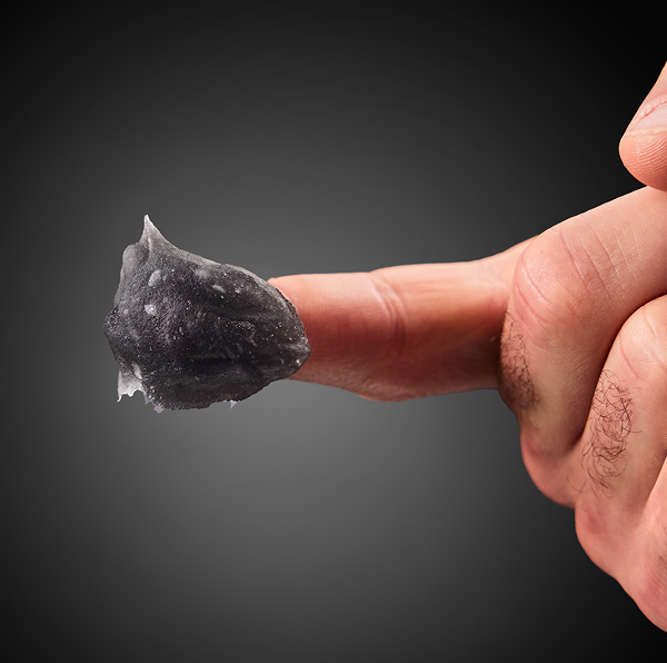 black frost gel texture