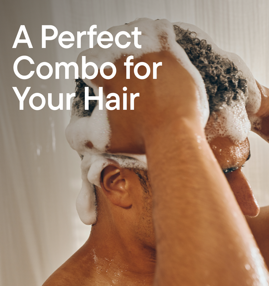 Man Washing Hair
