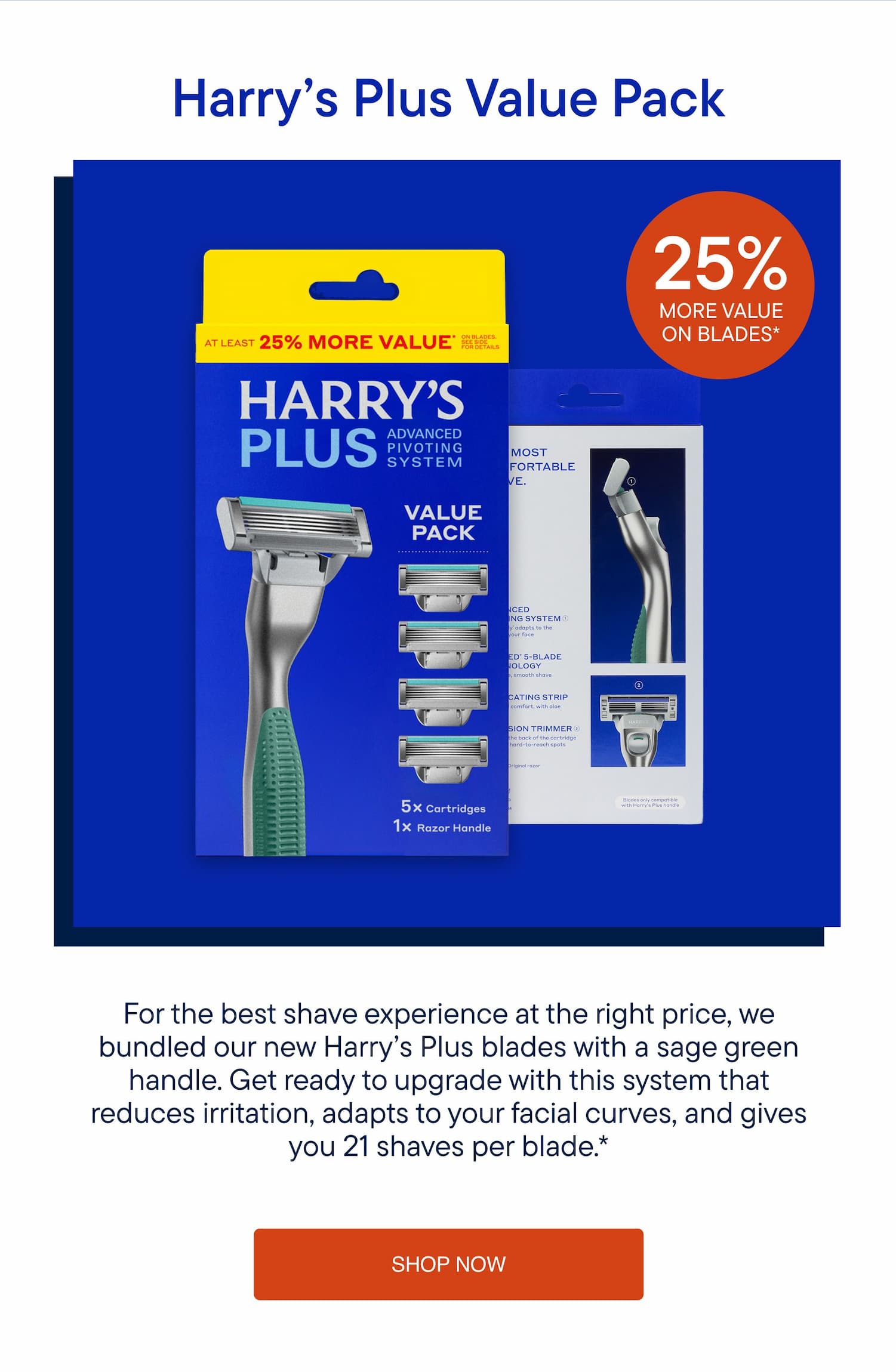 Harry's Plus Value Pack