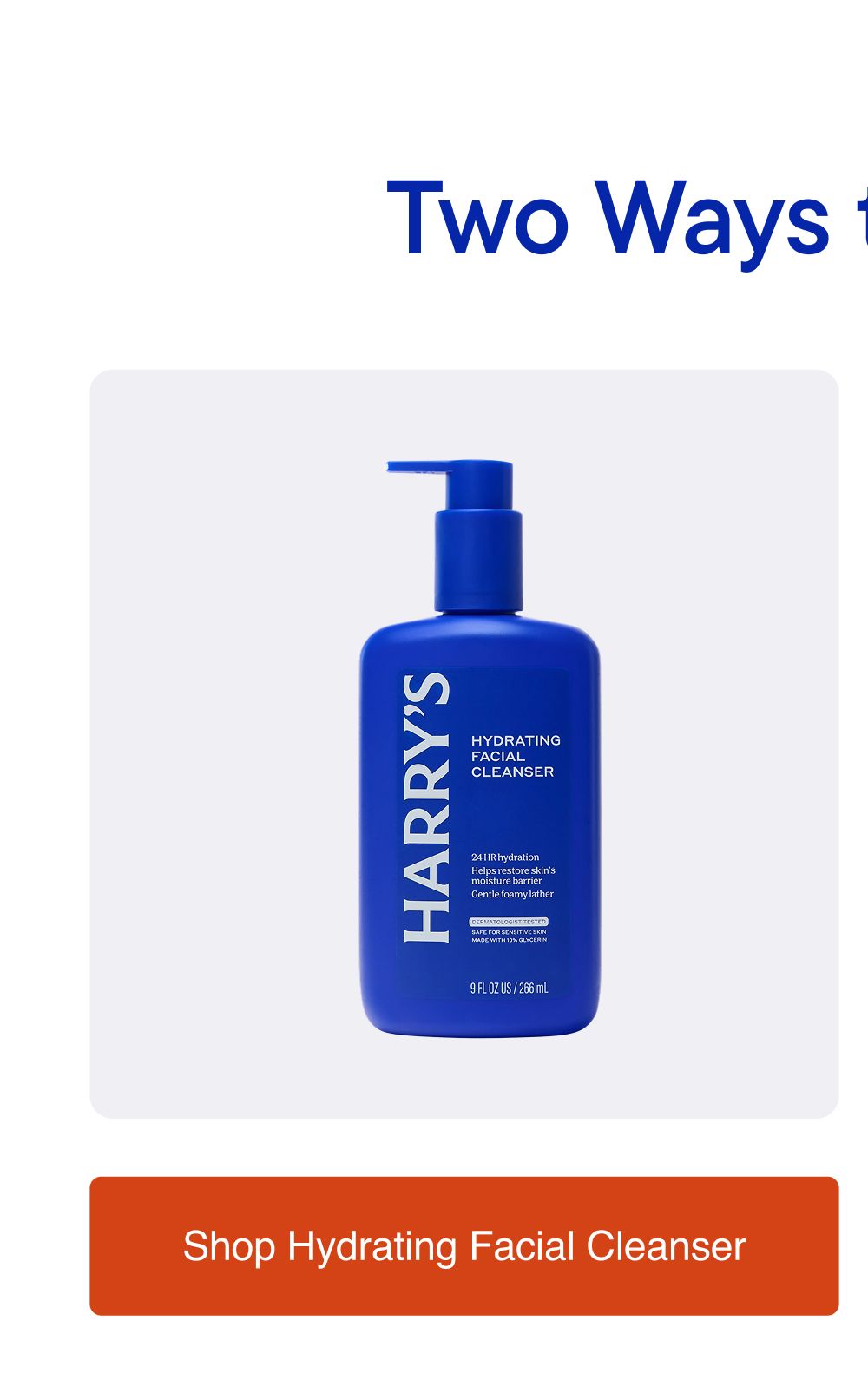 Shop Hydrating Facial Cleanser