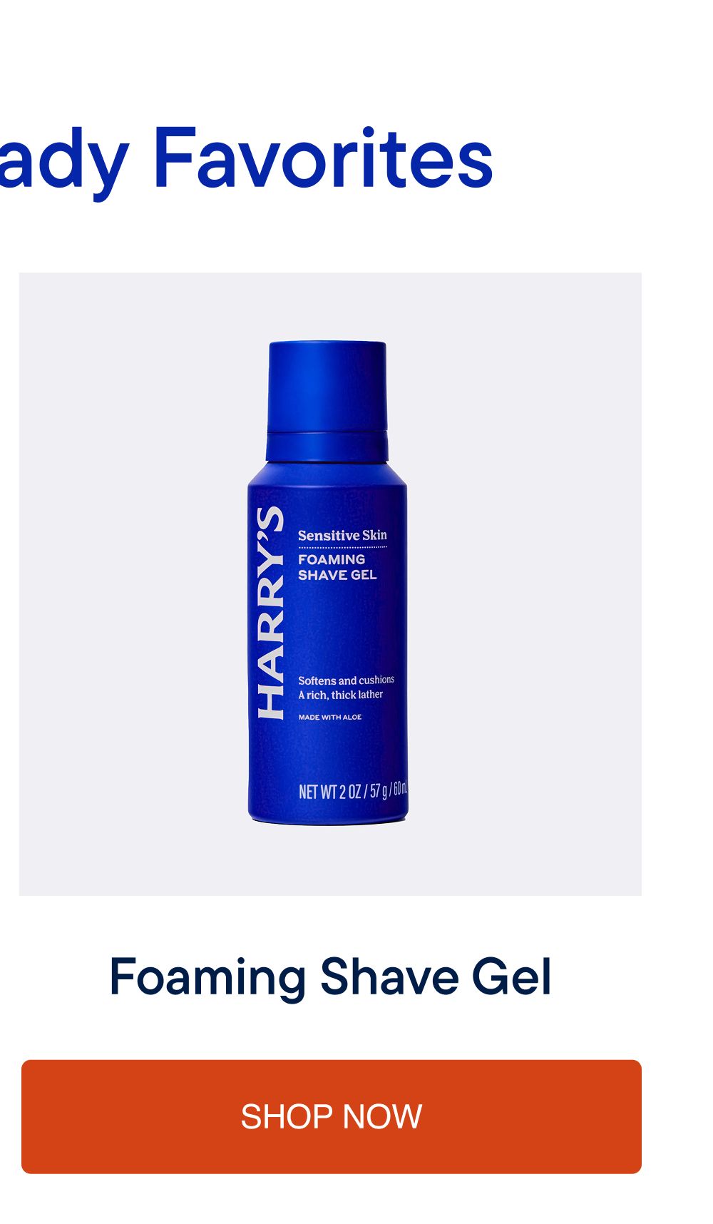 Foaming Shave Gel
