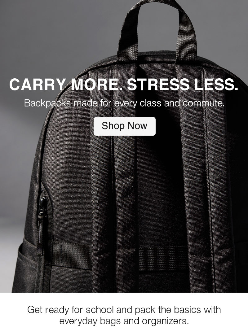 Carry More. Stress Less. 