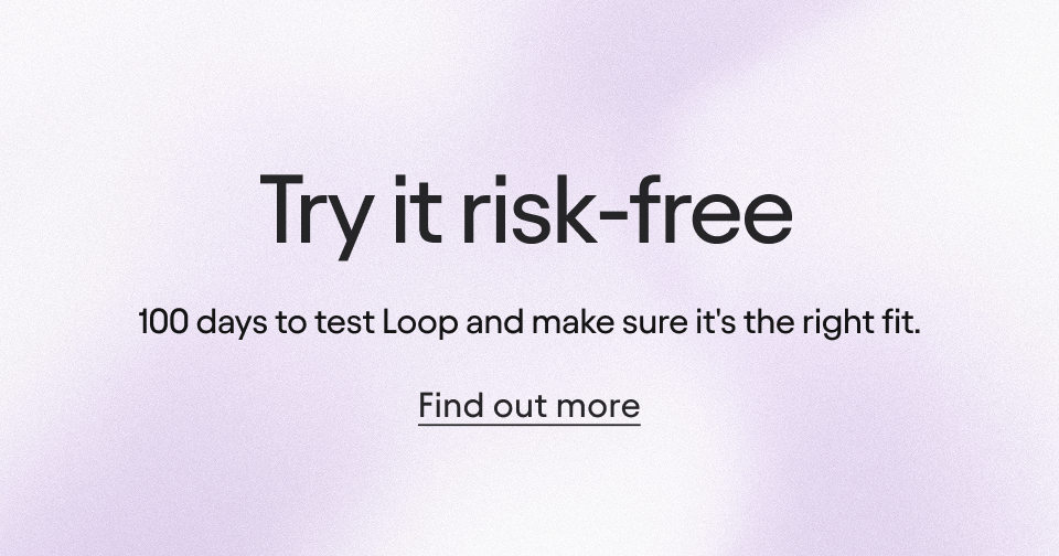 Try it risk-free
