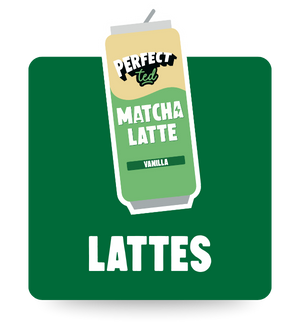 flavoured matcha lattes