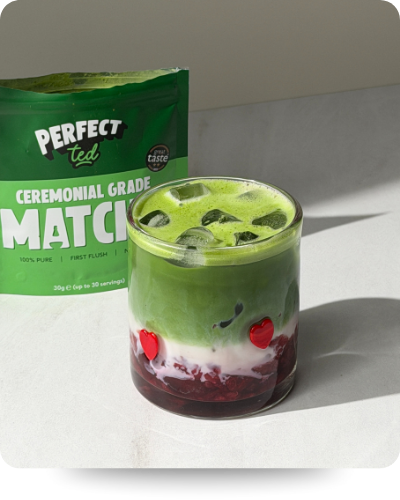 Cherry Matcha Latte