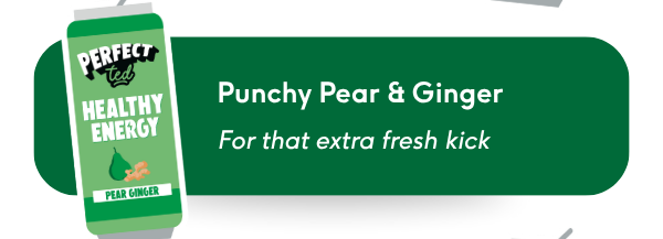 punchy pear & ginger: for that extra fresh kick