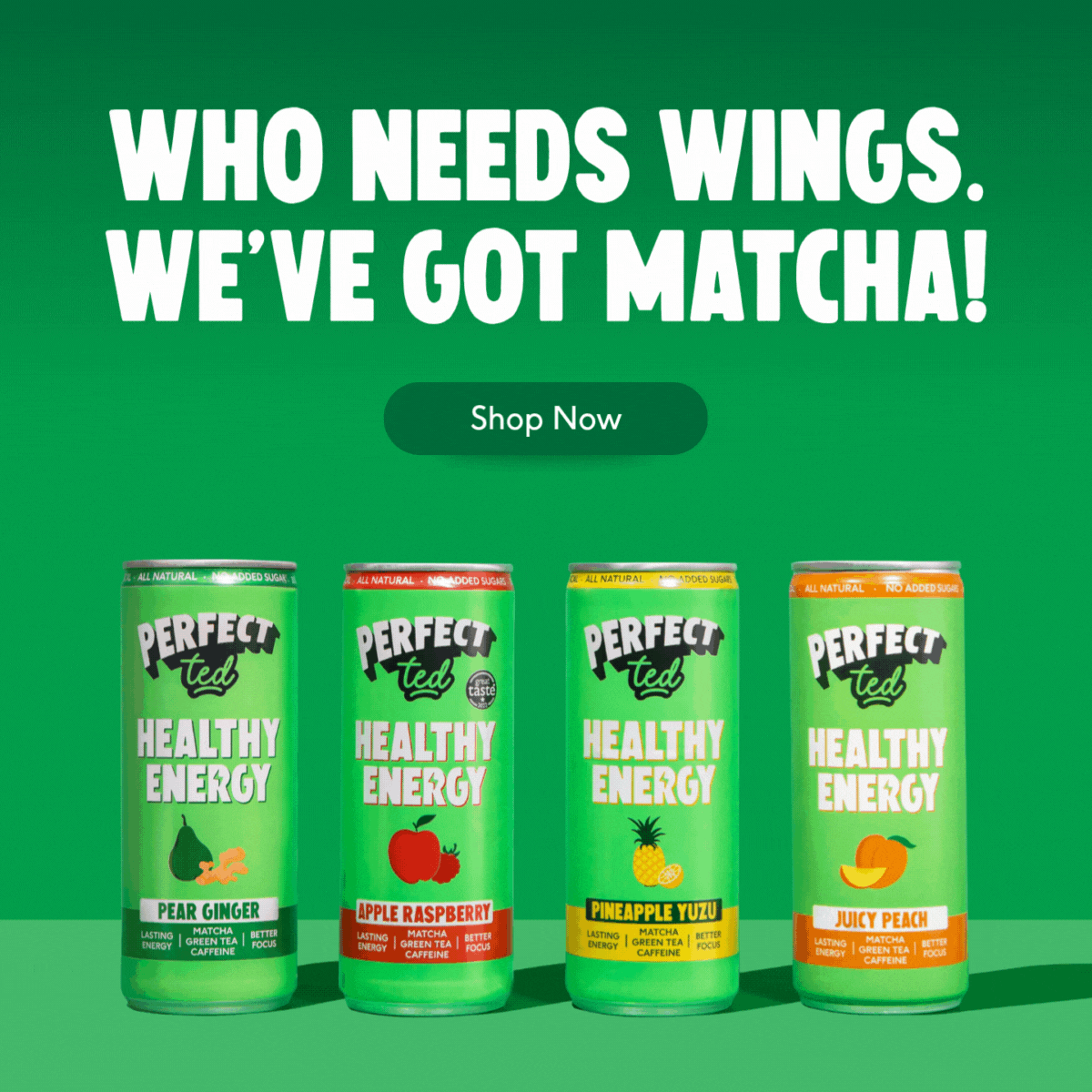 Who needs wings. We've got Matcha!