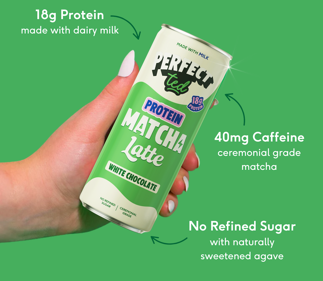 18g protein, 60mg caffeine, no refined sugar