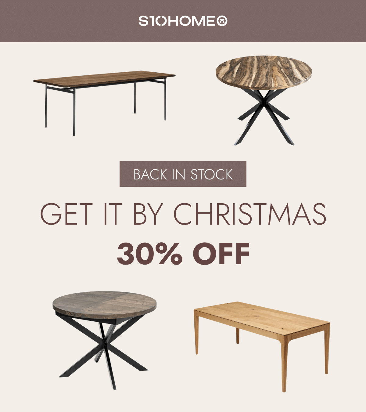 get it by Christmas 30% off