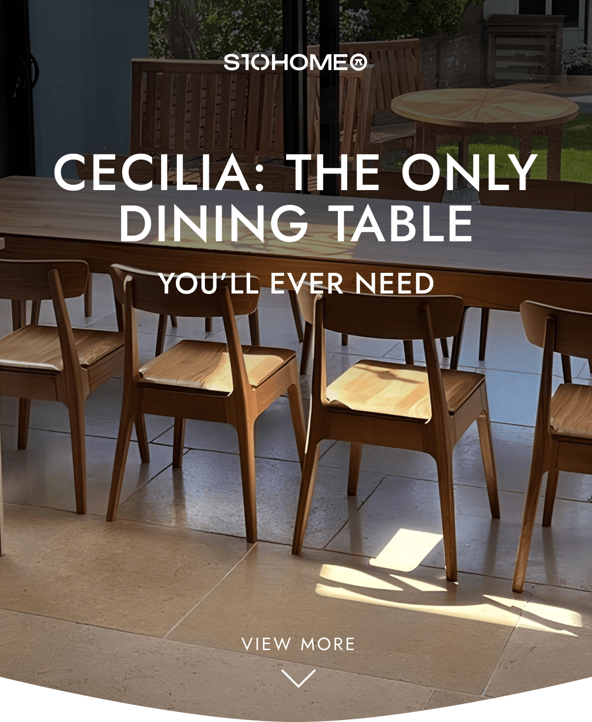 Cecilia: The Only Dining Table You'll Ever Need