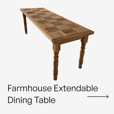 Farmhouse Extendable Dining Table