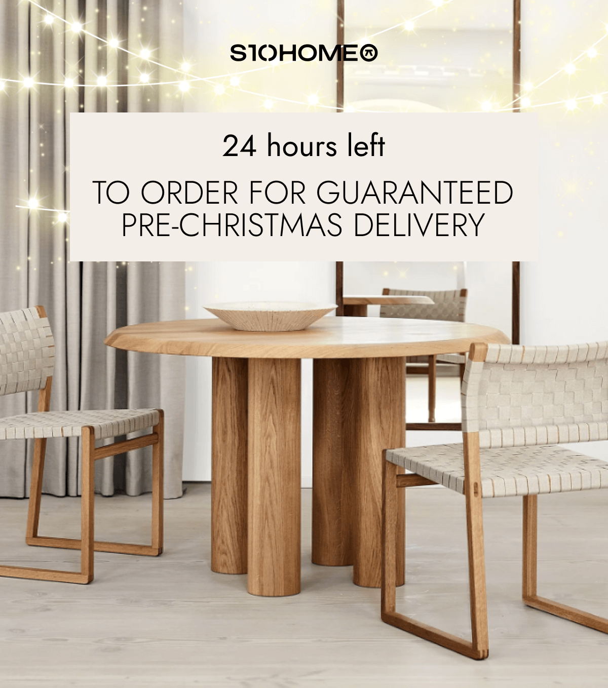 24 hours left to order for guaranteed pre-Christmas delivery