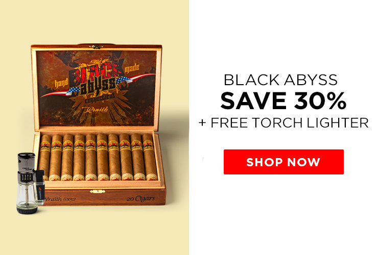 30% off Black Abyss + free torch lighter