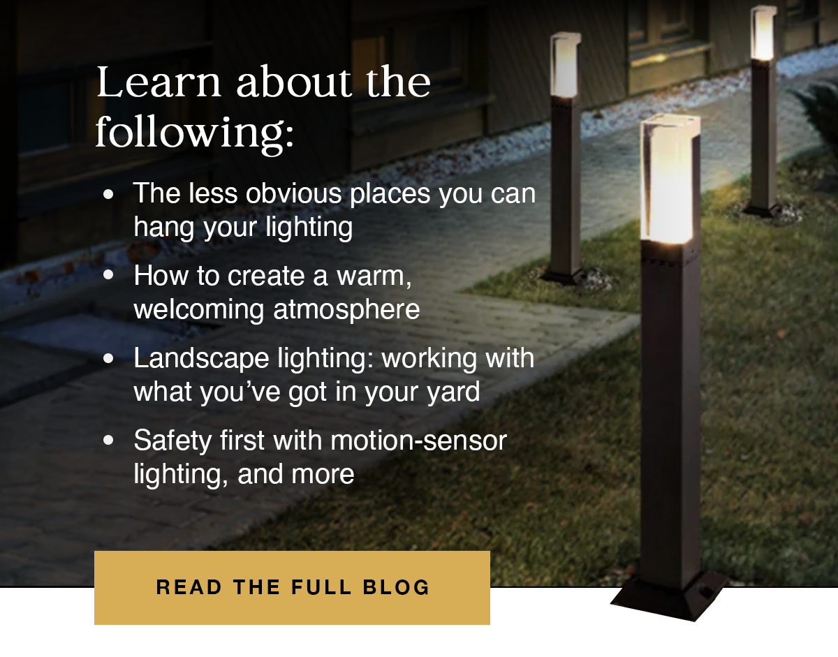 10 ways to make a great entrance! MOD Lighting