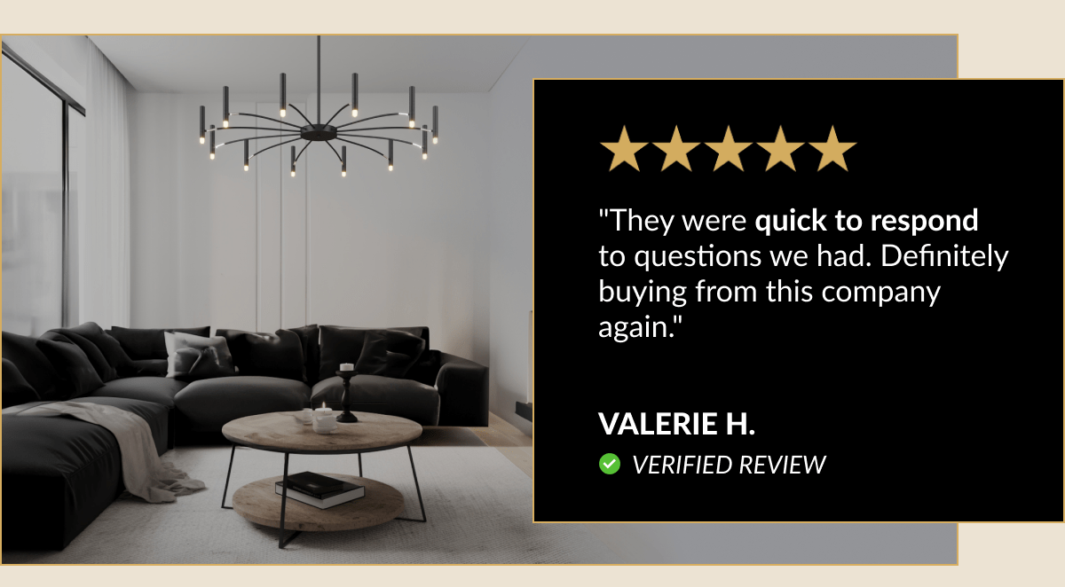 "They were quick to respond to questions we had. Definitely buying from this company again."