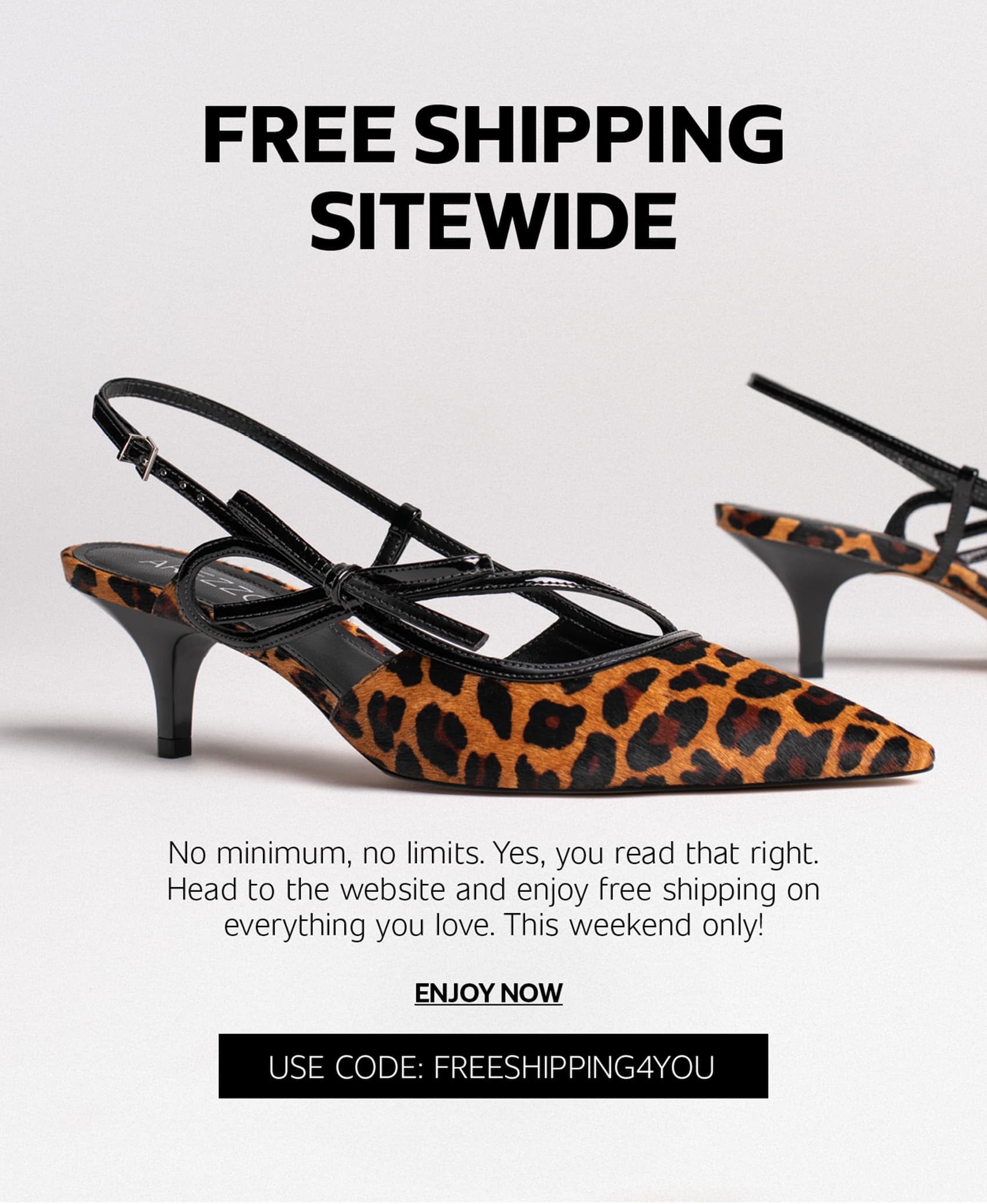 FREE SHIPPING SITEWIDE | ENJOY NOW