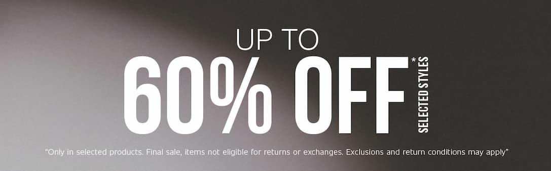 UP TO 60% OFF | SHOP NOW