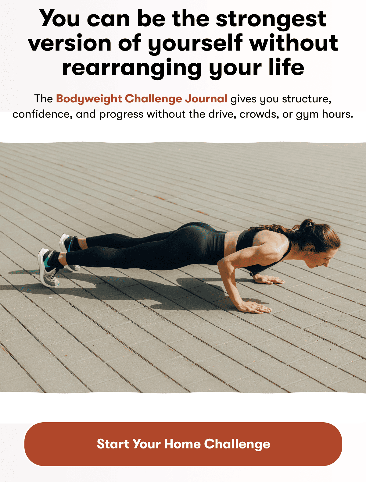You can be the strongest version of yourself without rearranging your life | Start Your Home Challenge
