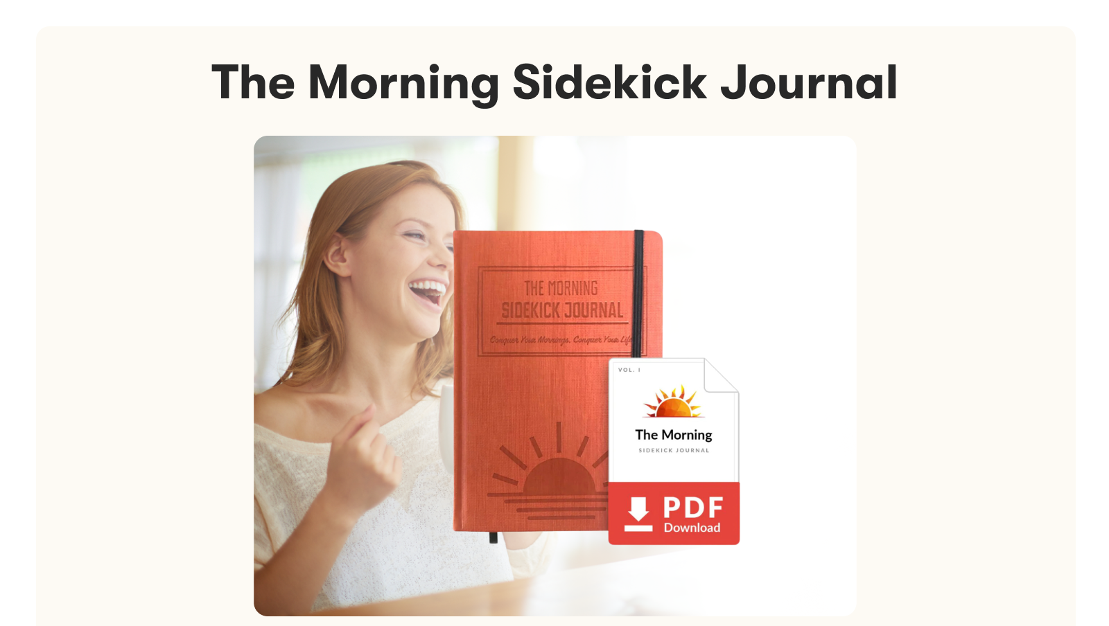 The Morning Sidekick Journal