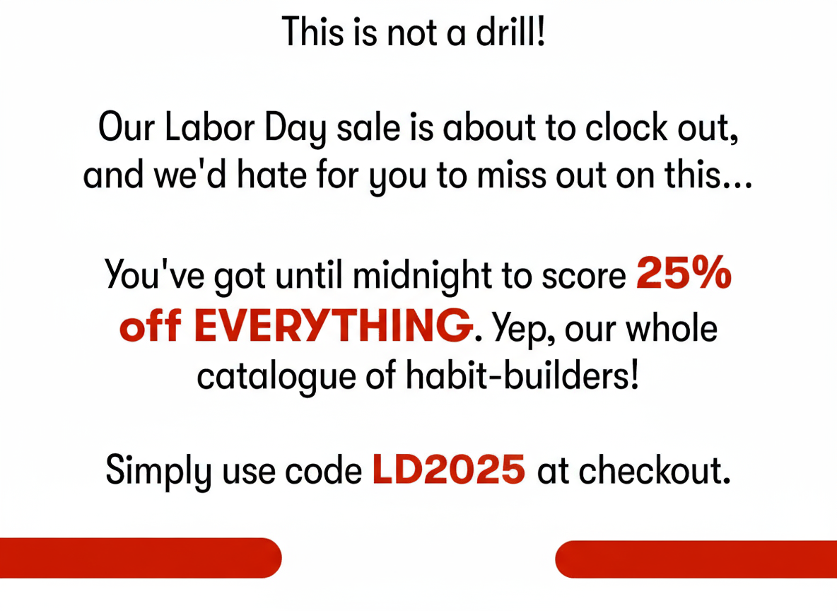 Simply use code: LD2025 at checkout.