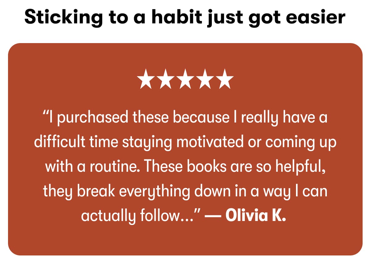 Sticking to a habit just got easier. 