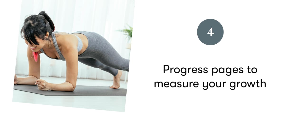 Progress pages to measure your growth