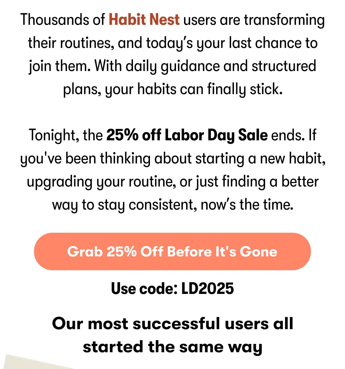 Get 25% OFF with code LD2025