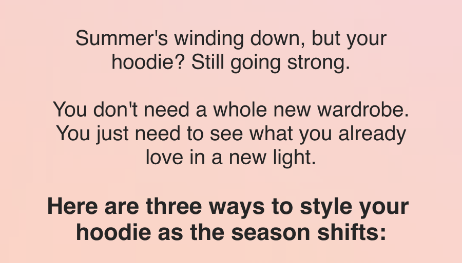 Three Ways To Style