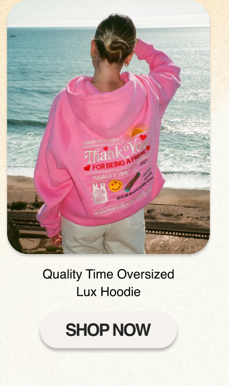 Quality Time Oversized Lux Hoodie