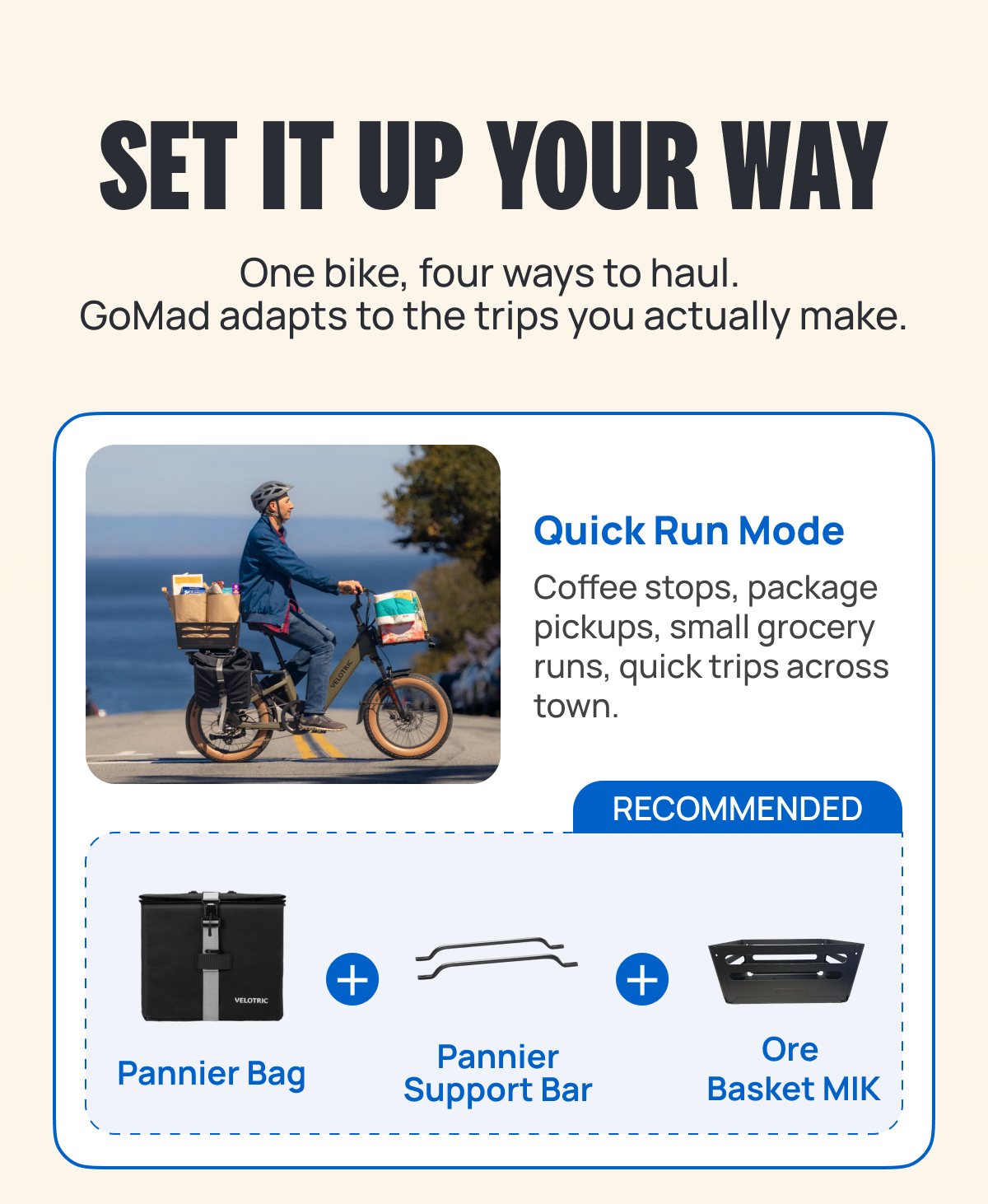 SET IT UP YOUR WAY 