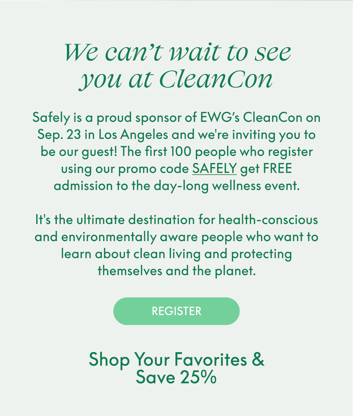 Register for CleanCon