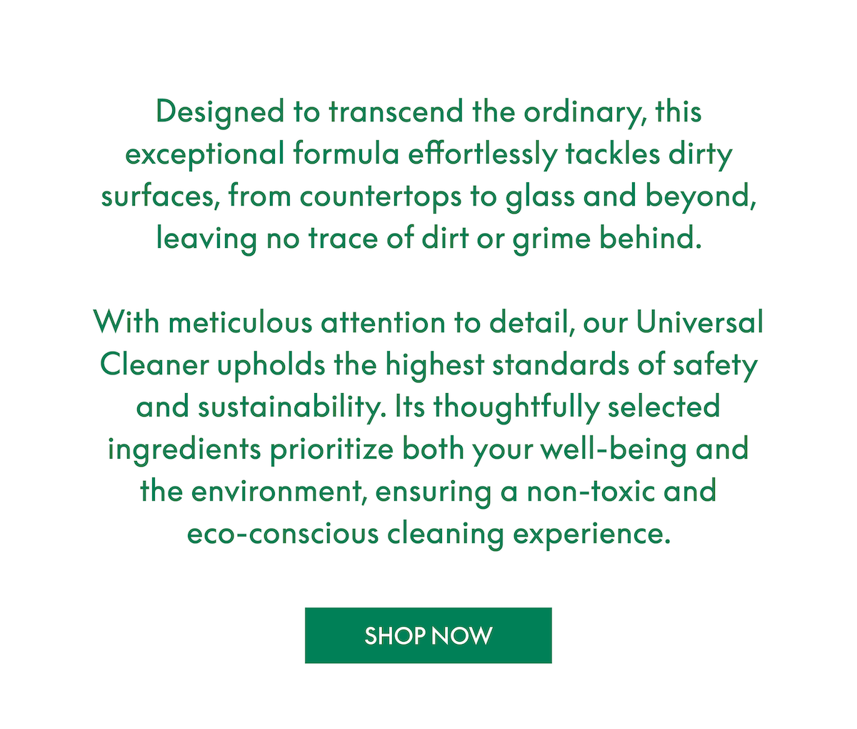 Shop safely surface cleaners